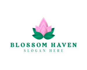 Lotus Petals Garden  logo design