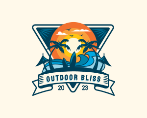 Summer Holiday Resort logo design