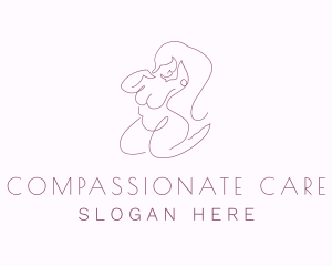 Purple Sexy Plus Size  logo design