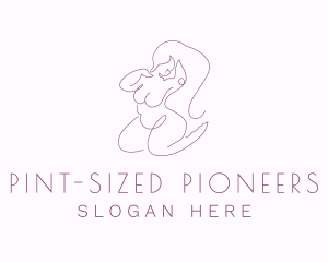 Purple Sexy Plus Size  logo design