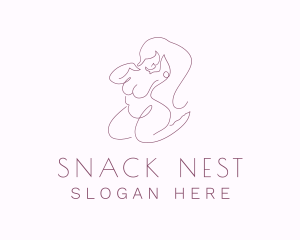 Purple Sexy Plus Size  logo design