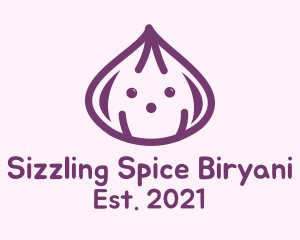 Cute Purple Onion logo design