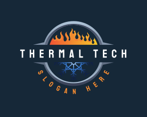 Industrial Thermal Air Conditioning logo design