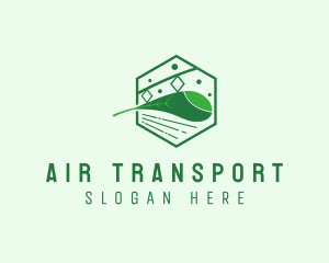 Eco Friendly Train Railway logo design