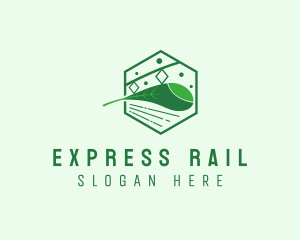 Eco Friendly Train Railway logo