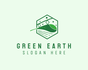 Eco Friendly Train Railway logo design