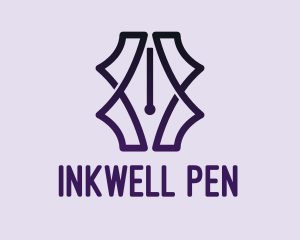 Fancy Pen Pattern  logo design