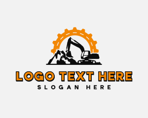 Heavy Equipment Mining Logo