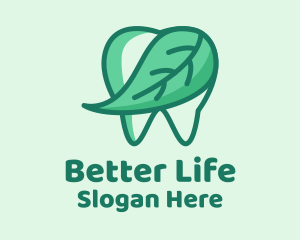 Dental Health Mint Tooth logo design