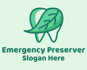 Dental Health Mint Tooth logo design