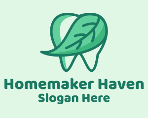 Dental Health Mint Tooth logo design