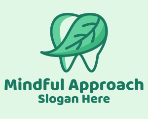 Dental Health Mint Tooth logo design