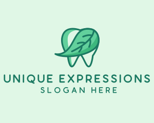 Dental Health Mint Tooth logo design