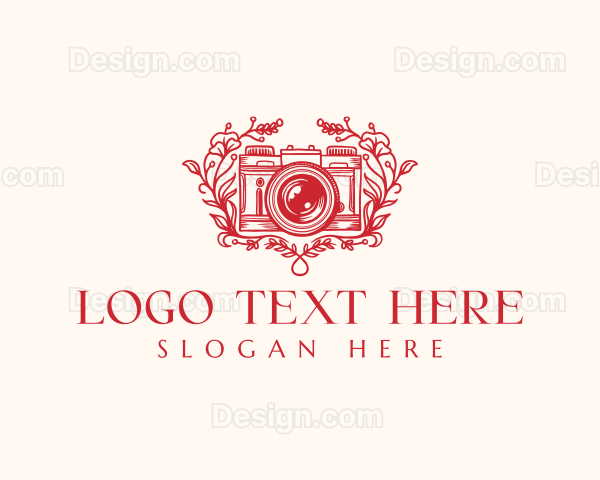 Camera Wedding Photography Logo