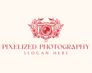 Camera Wedding Photography logo design