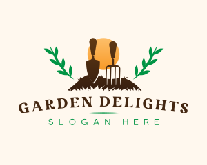 Garden Trowel Landscaping logo design