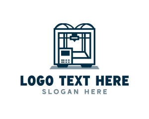 Technology Printer Machine logo