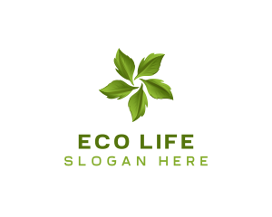 Sustainable Nature Leaf logo design