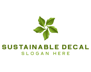 Sustainable Nature Leaf logo design