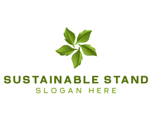 Sustainable Nature Leaf logo design