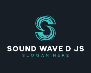 Business Brand Waves Letter S logo design