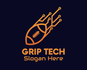 Rugby Ball Tech logo design