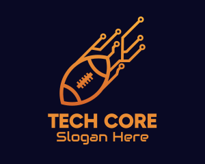 Rugby Ball Tech logo design