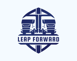 Forwarding Truck Logistics logo design