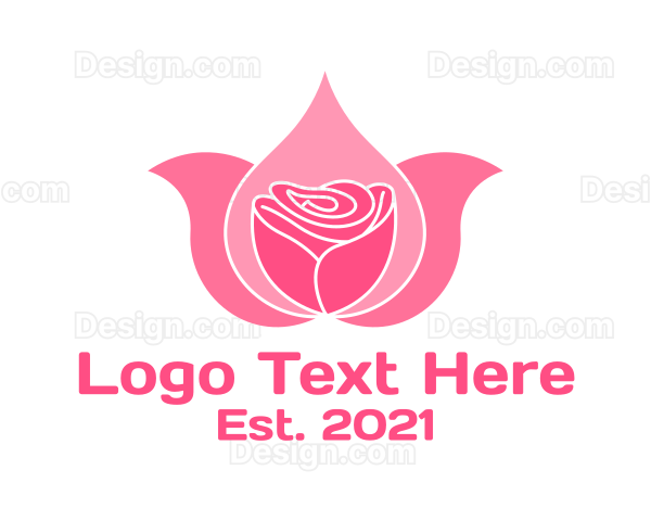 Pink Rose Wellness Logo