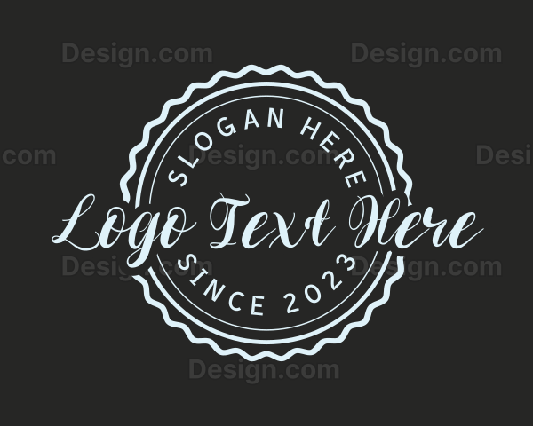 Circle Script Wordmark Logo