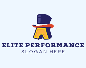 Magician Hat Lettter A logo