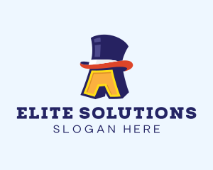 Magician Hat Lettter A logo