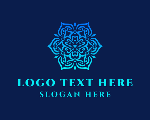Floral logo example 4