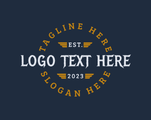 Company - Grunge Aviation Business logo design