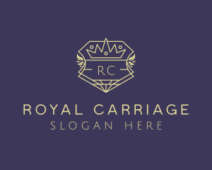 Shield Royal Wreath logo design