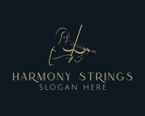 Violin Musician Performer logo