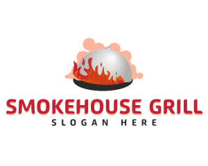 Restaurant Cloche Grill logo design