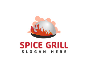 Restaurant Cloche Grill logo design