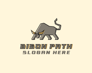 Bison Bull Fighting logo