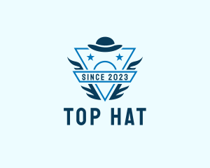 Fashion Hipster Hat logo design