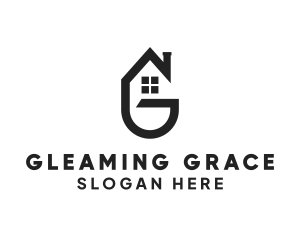 Real Estate Residential Letter G logo design