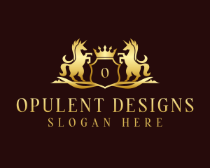  Royal Horse Crest logo design