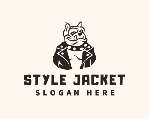 Rocker Bulldog Leather Jacket logo design