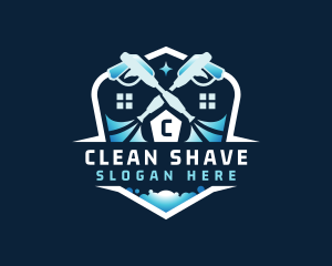 Power Wash Cleaning logo design