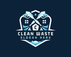 Power Wash Cleaning logo design