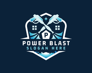 Power Wash Cleaning logo design