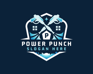 Power Wash Cleaning logo design