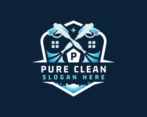 Power Wash Cleaning logo design