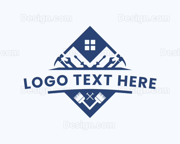 Handyman Tools Renovation Logo