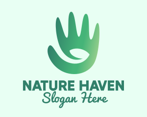 Nature Farmer Hand  logo design